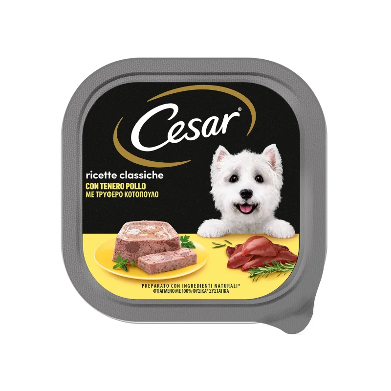 CESAR Clasicos Υγρή Τροφή Σκύλου με Κοτόπουλο 150g