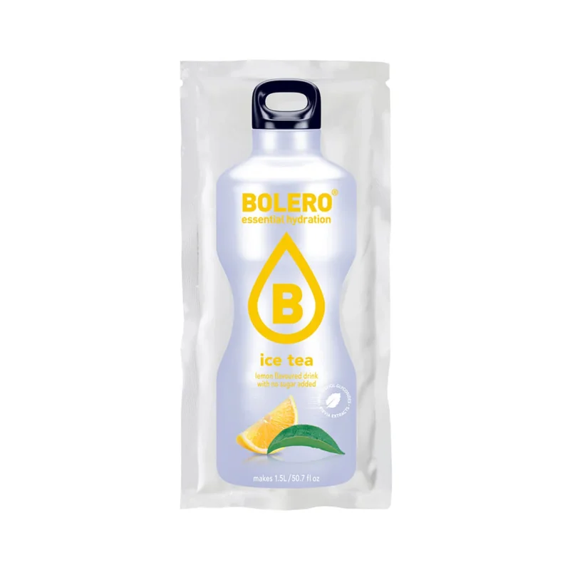 BOLERO Ice Tea Μαύρο Τσάι Λεμόνι σε Σκόνη Χωρίς Ζάχαρη 8g