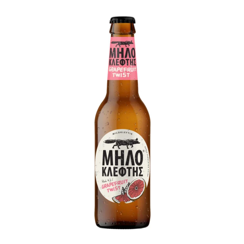 ΜΗΛΟΚΛΕΦΤΗΣ Grapefruit Twist Μηλίτης Φιάλη 330ml