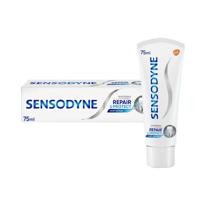 sensodyne οδοντόκρεμα repair & protect whitening 75 ml