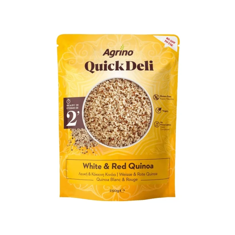 AGRINO Κινόα Quick Deli Λευκή & Κόκκινη 250 g