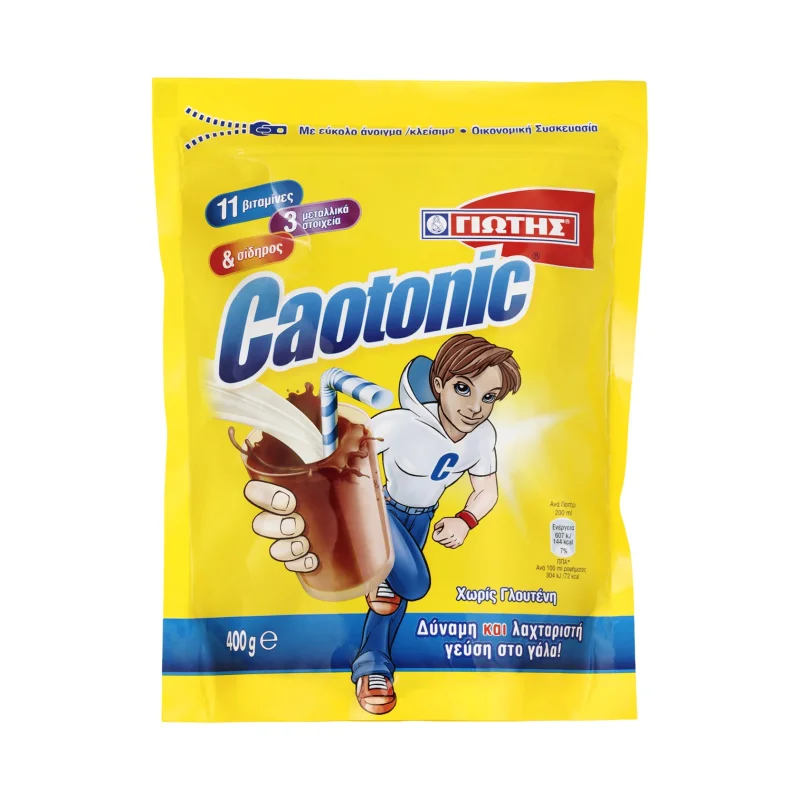  Caotonic Ρόφημα Κακάο Χωρίς γλουτένη 400gr