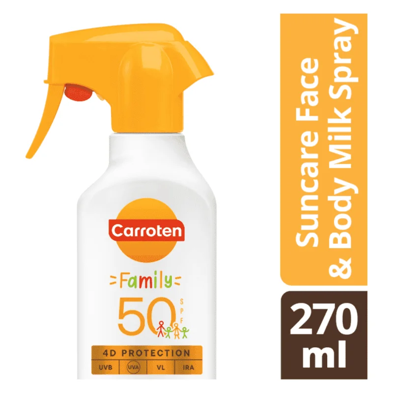 CARROTEN Αντηλιακό Γαλάκτωμα Family Spray Trigger Spf50 270 ml