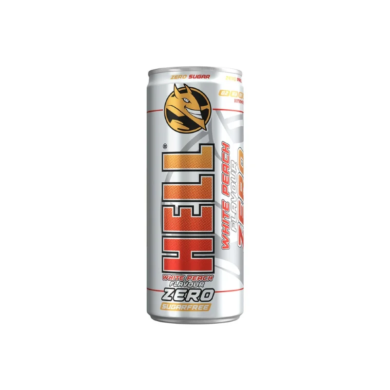 HELL Energy Drink Zero White Peach 250 ml