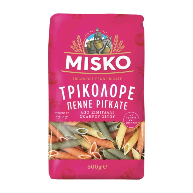 Misko Πέννε Ριγκάτε Τρικολόρε 500 g