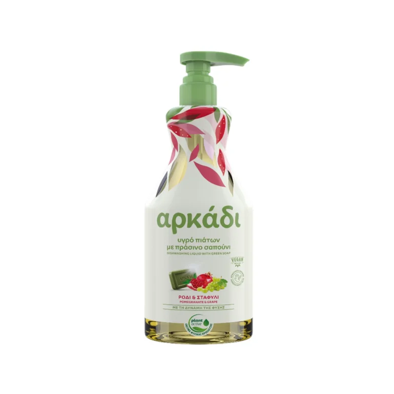 ΑΡΚΑΔΙ Υγρο Πιατων Ροδι & Σταφυλι Αντλια 550 ml