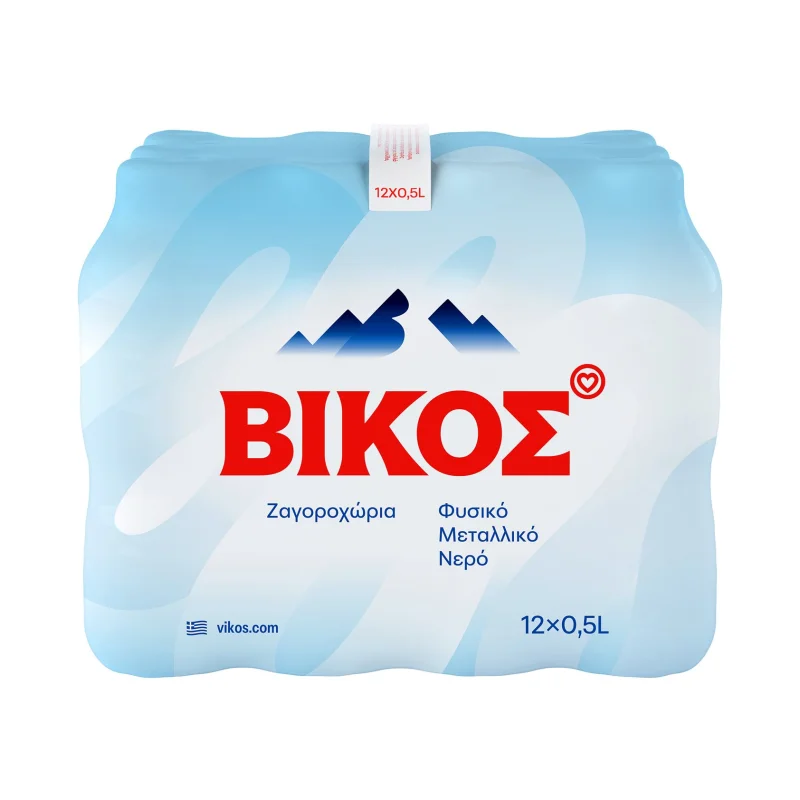 ΒΙΚΟΣ Φυσικό Μεταλλικό Νερό 12 × 500 ml