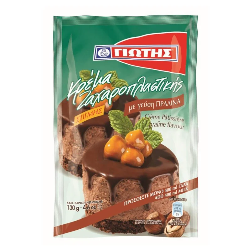 ΓΙΩΤΗΣ Κρέμα Ζαχαροπλαστικής Πραλίνα 130 g