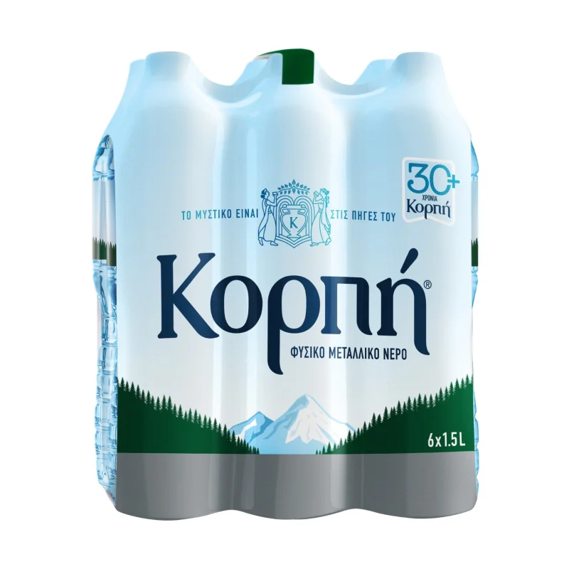 ΚΟΡΠΗ Φυσικό Μεταλλικό Νερό 6 × 1,5 L