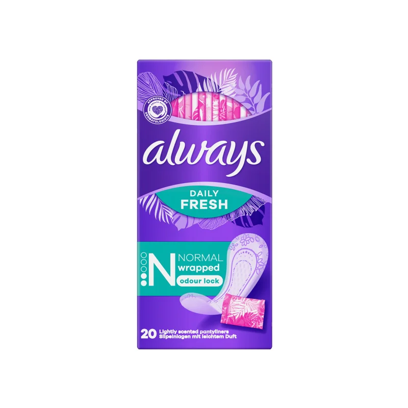 ALWAYS Σερβιετάκια Dailies Singles Normal 20 τεμ.