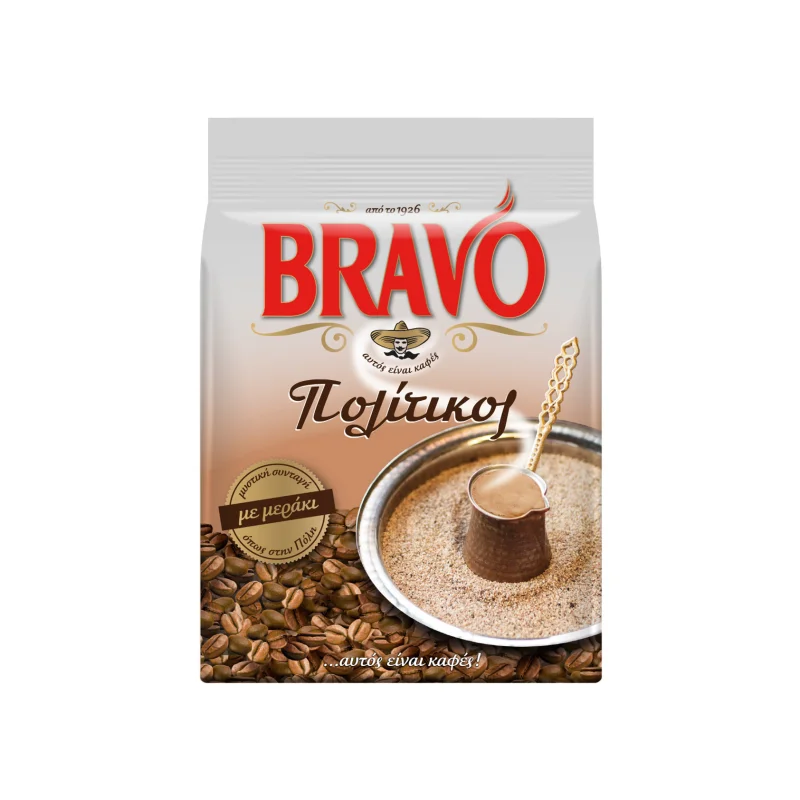 BRAVO Καφές Ελληνικός Πολίτικος 194 g