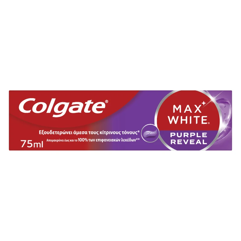 Colgate Max White Οδοντόκρεμα Purple 75 ml