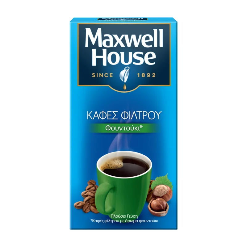 MAXWELL HOUSE Καφες Φιλτρου Φουντουκι 225 g